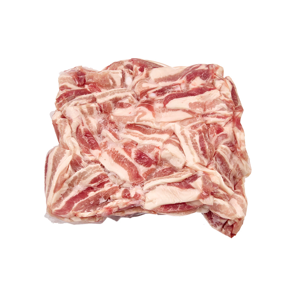 [국내산] 구이용 복고삼겹살 (2kg*6개) / 5mm / (냉동)