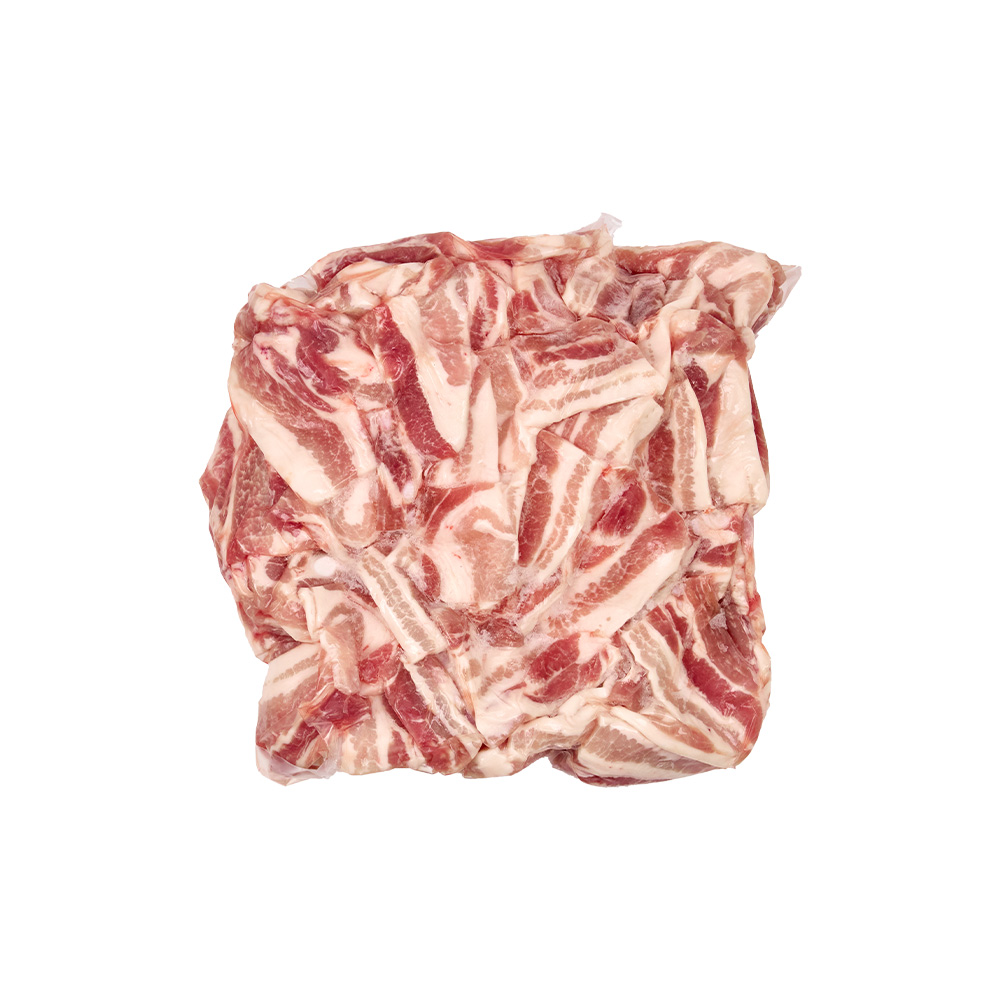 [국내산] 구이용 복고삼겹살 (2kg*6개) / 5mm / (냉동)
